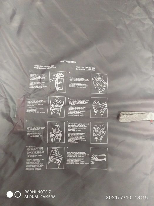 Łóżeczko dziecięce turystyczne