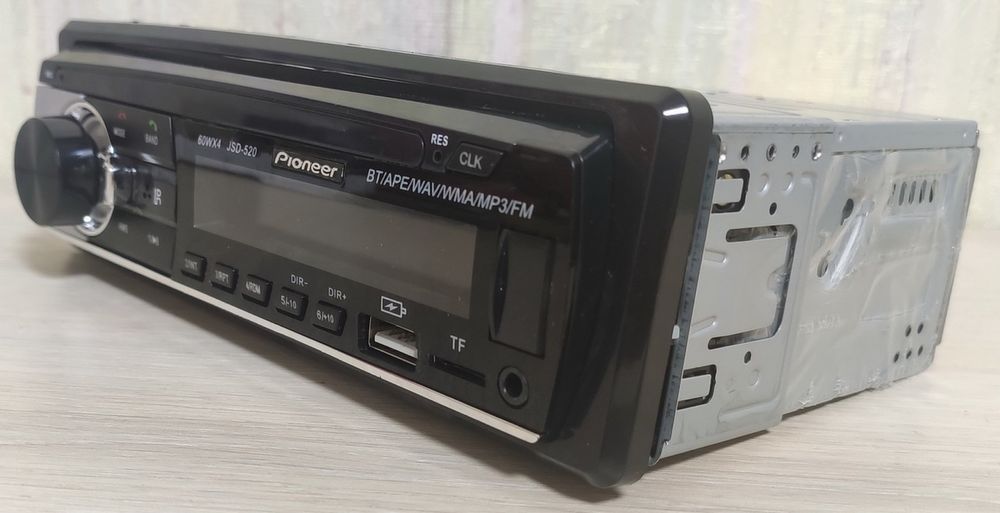 Автомагнитола Bluetooth 1DIN MP3 JSD-520BT Bluetooth/SD/AUX/4x60W/2USB