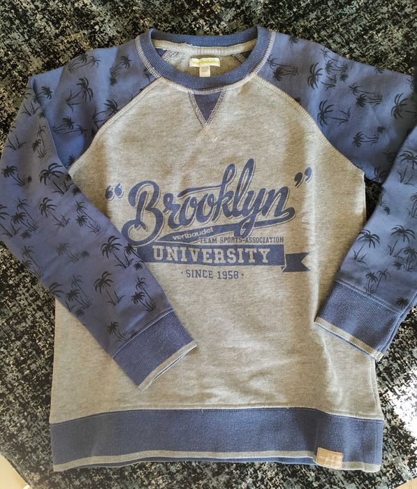 Sweat-shirt azul Vertbaudet. 10 anos.