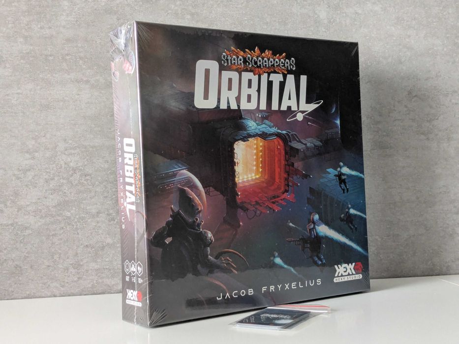 Star Scrappers: Orbital + dodatek Envoys NOWA w FOLII gra planszowa 20