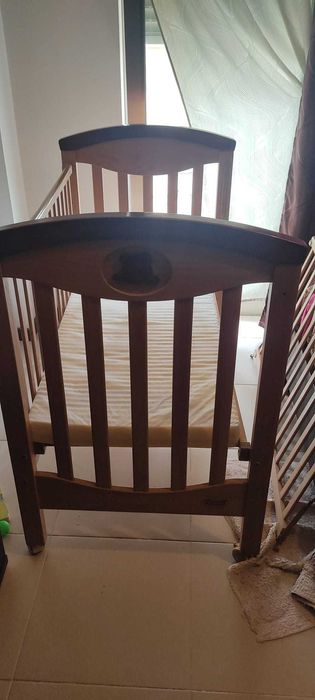 Berço Trama  madeira maciça+ colchão