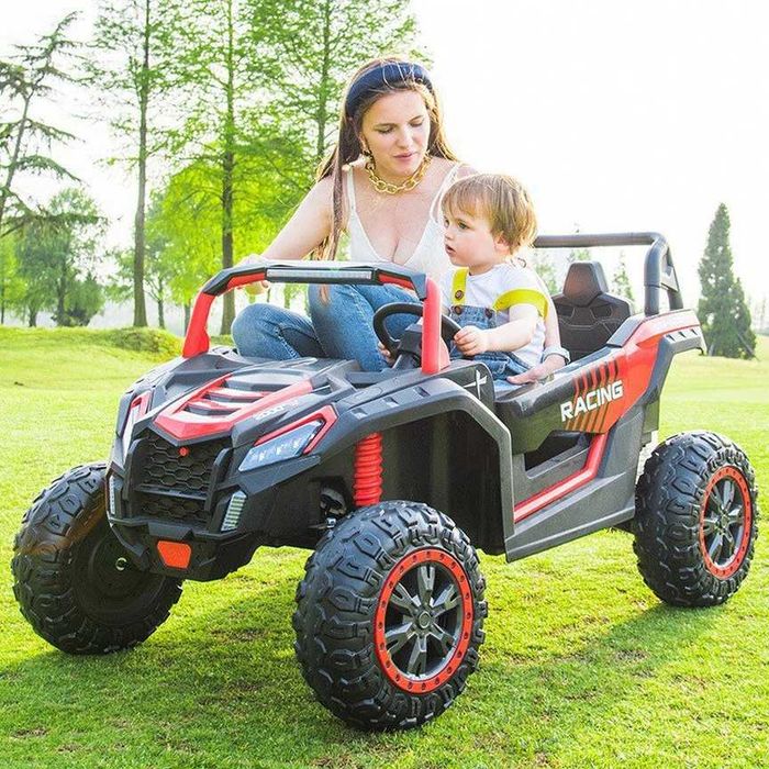 DUŻE autko na akumulator dla dzieci BUGGY JEEP 4x4 24V