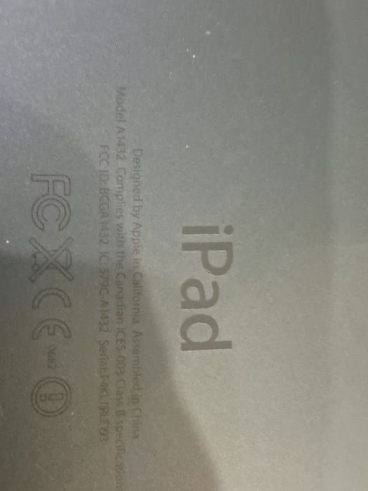 Продам Ipad model A1474