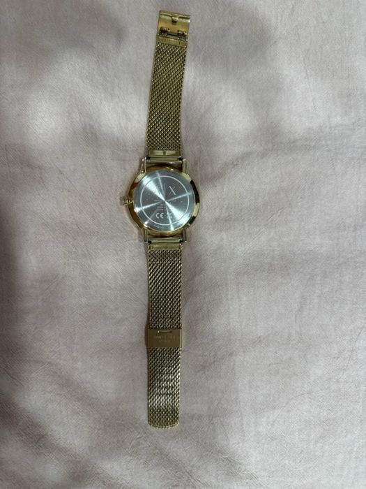 Годинник Armani Exchange AX2715 золотистий з чорним циферблатом