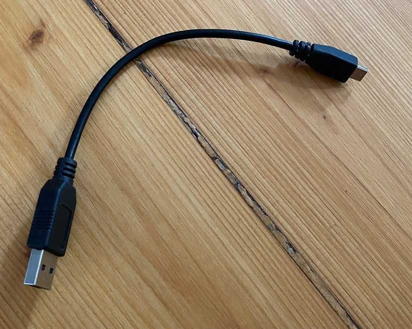 Kabel przedłużacz przejściówka USB typ A (męskie) - micro USB (męskie)
