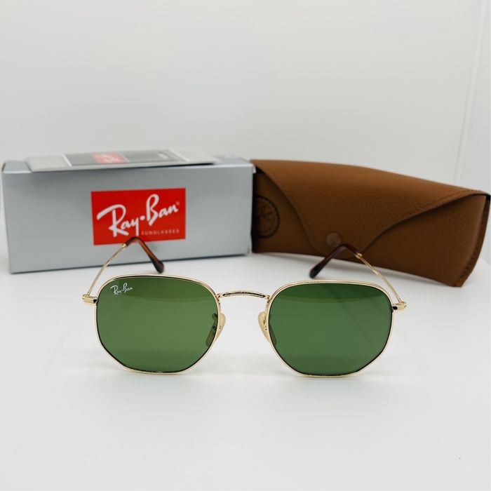 Солнцезащитные очки Ray Ban Hexagonal 3548 56мм стекло (mix)