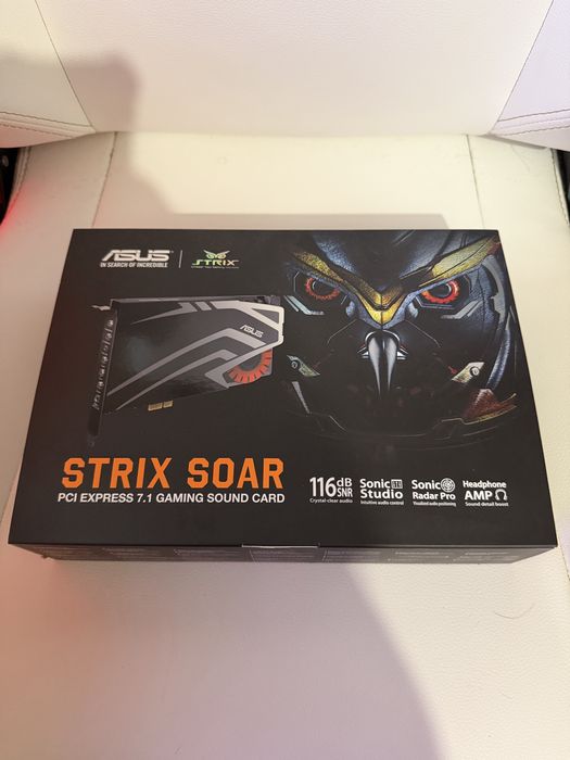 Placa de Som Asus Strix Soar 7.1 PCI-e