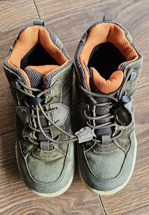 Skórzane buty Ecco Goretex