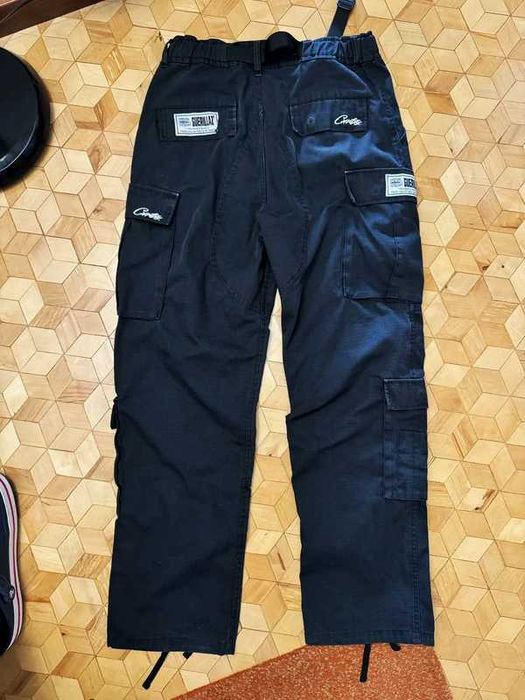 Spodnie cargo Corteiz Guerrillaz Black Pants M