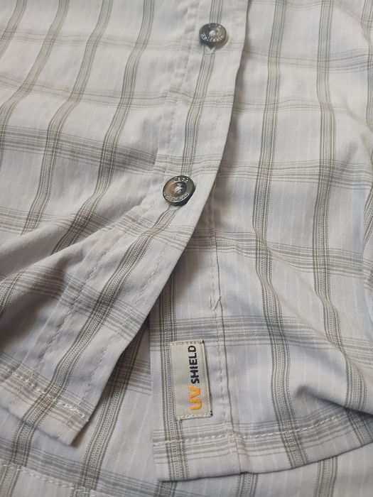 Легкая серая рубашка jack wolfskin 50p