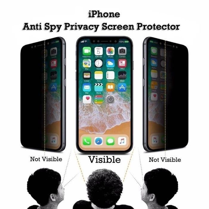 Захисне скло Антишпигун iPhone 12 pro max 11 Айфон Антишпион стекло ...