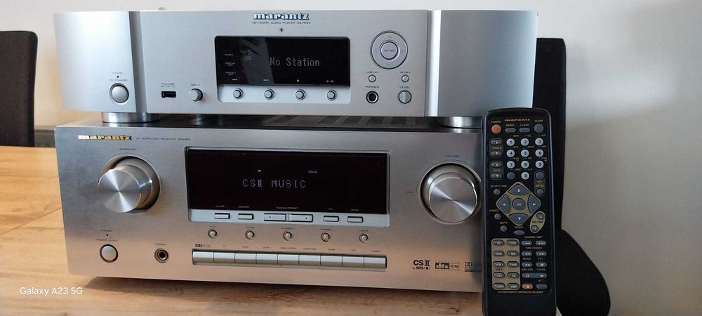 Amplituner Marantz SR4300 plus odtwarzacz sieciowy Marantz  NA 7004