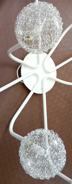 Candeeiro de 8 spots, mod IKEA, pouco uso