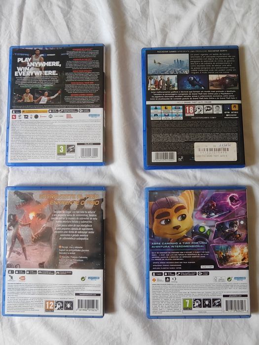 4 jogos Ps4 e Ps5