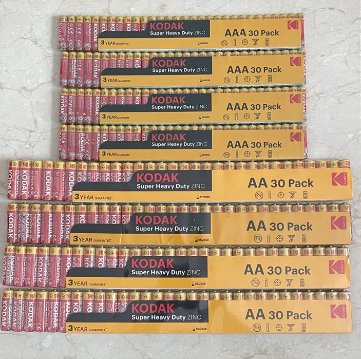 Батарейки кодак kodak аа ааа