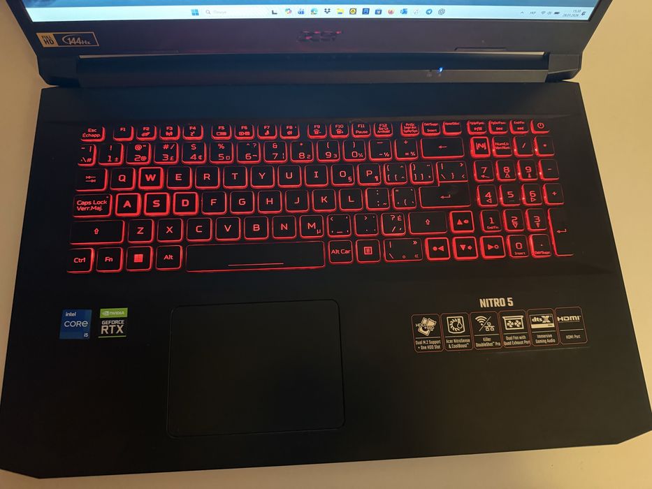 Laptop do gier, Acer Nitro 5. RTX 3050