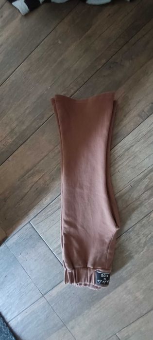 Spodnie dzwony dla dziewczynki polskie lalola 92/98 brazowe