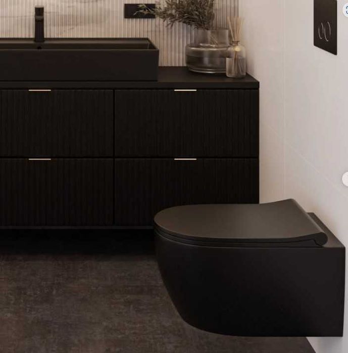 OUTLET Miska WC czarna