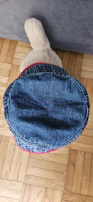 Czapka Tommy Hilfiger dżinsowa letnia dziecięca granatowa chłopięca ni