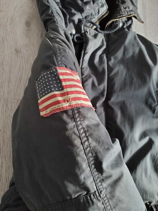 Крутая RALPH LAUREN Down Arctic Denim парка оригинал L