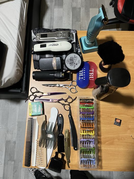 Kit completo de barbeiro