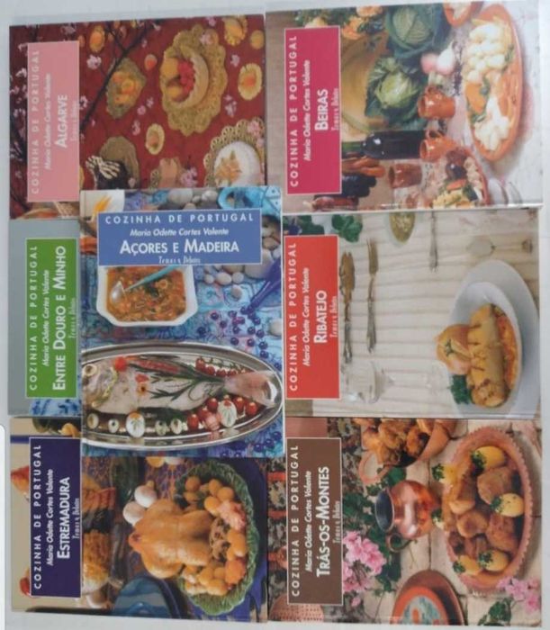 Cozinha regional portuguesade Maria Odete Cortes Valentes - 7 livros novos