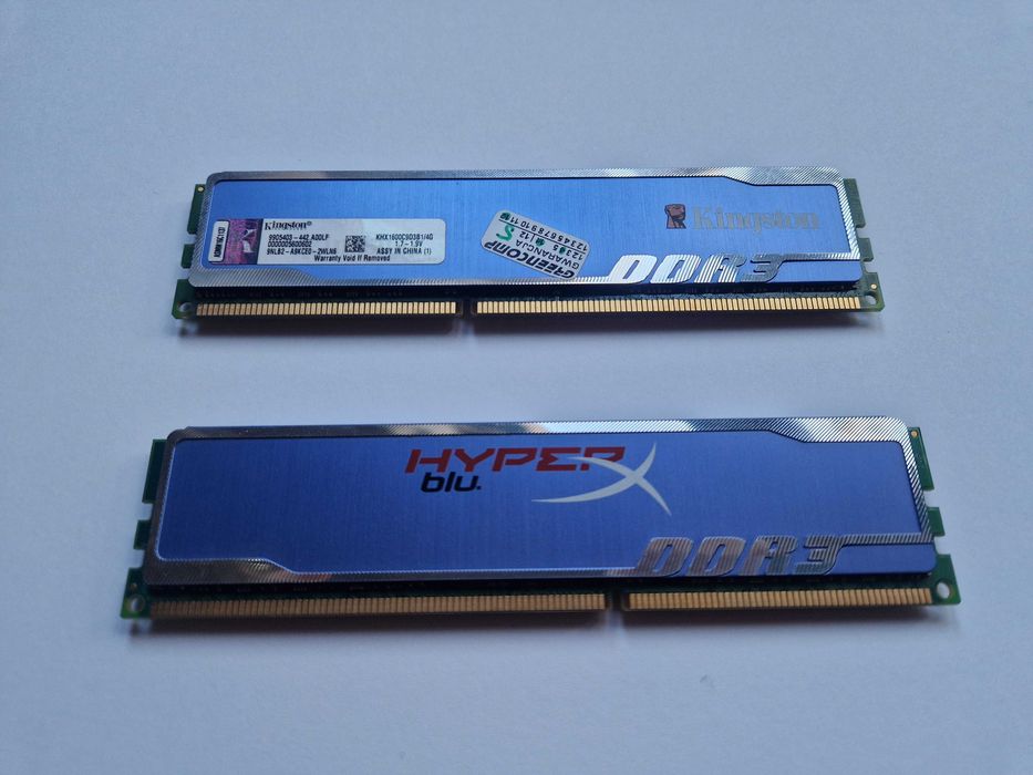 DDR3 8GB ( 2x4) Kingston Hyper X Blu