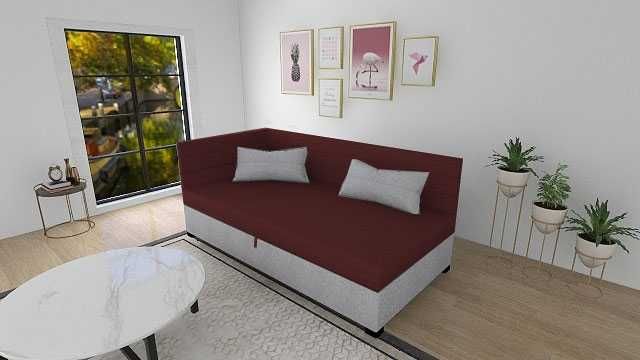 Tapczan łóżko z pojemnikiem na pościel 80/195