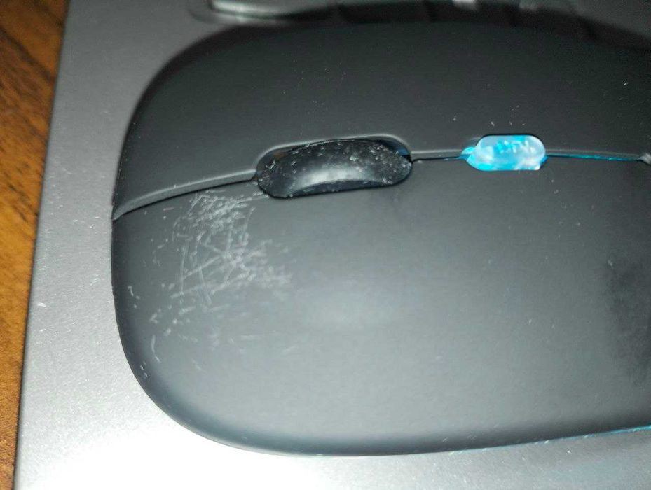 Мышка bluetooth + радиоканал с подсветкой и аккумулятором