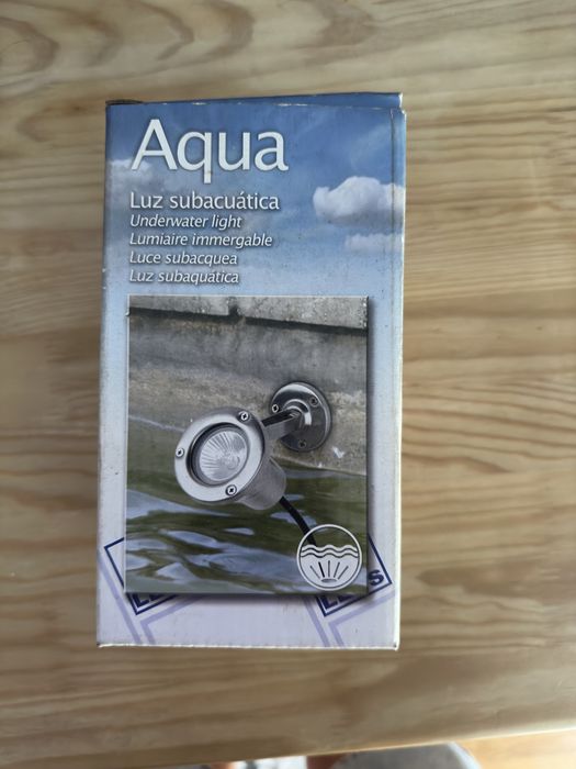Foco Subaquatico Aço Inoxidável para piscina, lago, etc