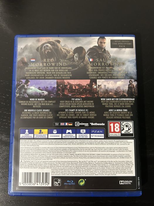 The elder scrolls online morrowind ps4