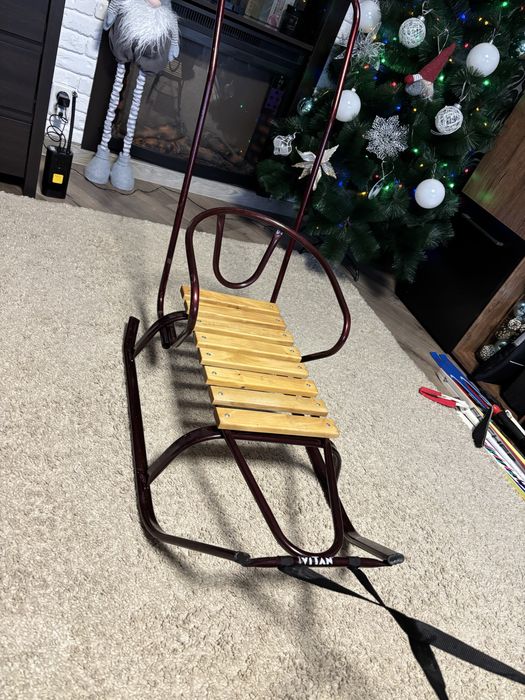 Санки Vitan бордо