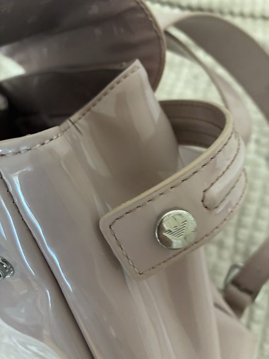 Armani Jeans AJ Logo Flap Backpack Pink / Nude (Original)
