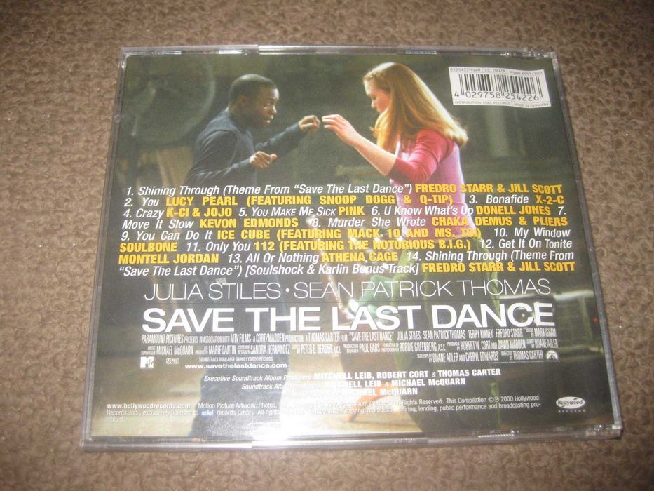 CD da Banda Sonora do filme "Save The Last Dance(Ao Ritmo do Hip Hop)"