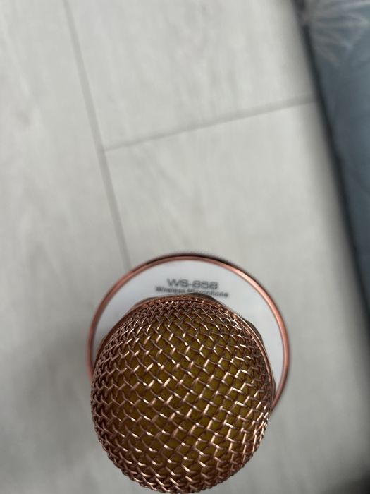 Микрофон handheld ktv ws-858 розовый