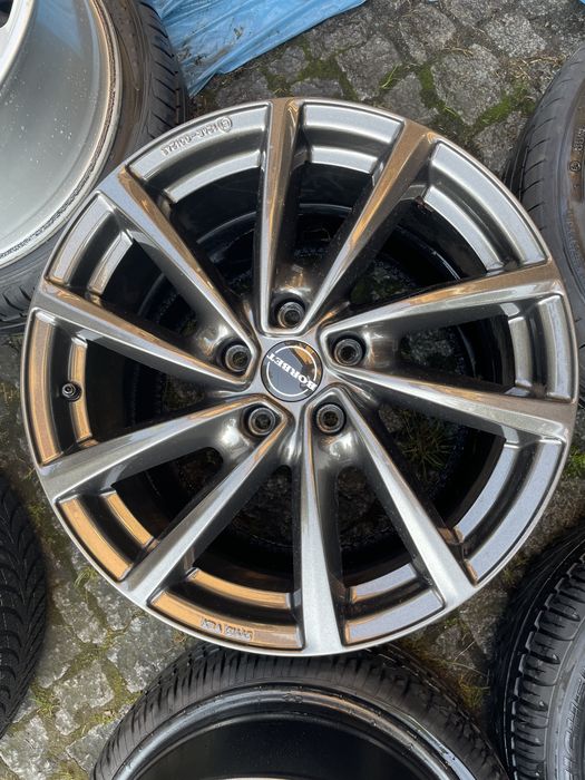 Felgi Aluminiowe BORBET 7x18 ET45 5x112 Audi Skoda Seat VW Jak nowe