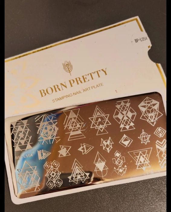 Płytka do stempli paznokcie zdobienia