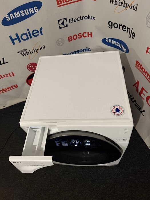 Прально-сушильна машина топ/ пралка-сушка LG F16WD128GH 12/8кг з парою