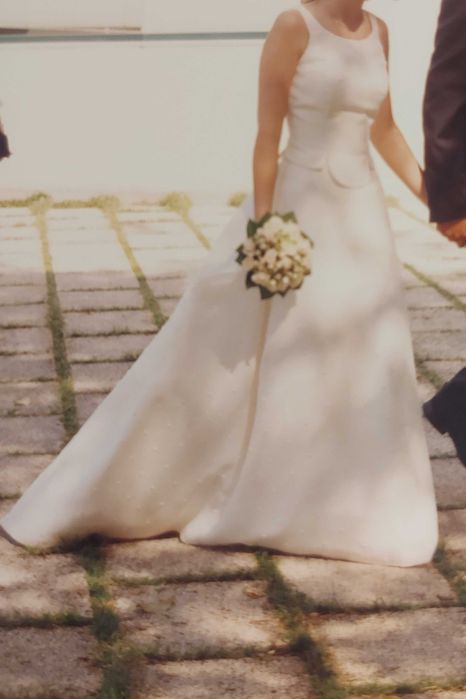 Vestido de Noiva rosa clará