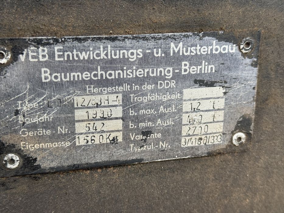 Кран-Манипулятор 4тони VEB Entwicklungs