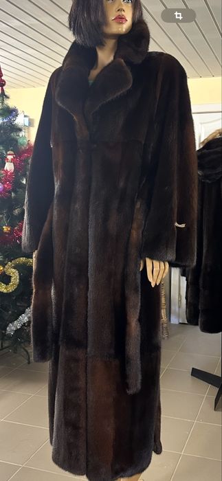 Рр 48-50. Норковая шуба в пол. Skandinavia Furs