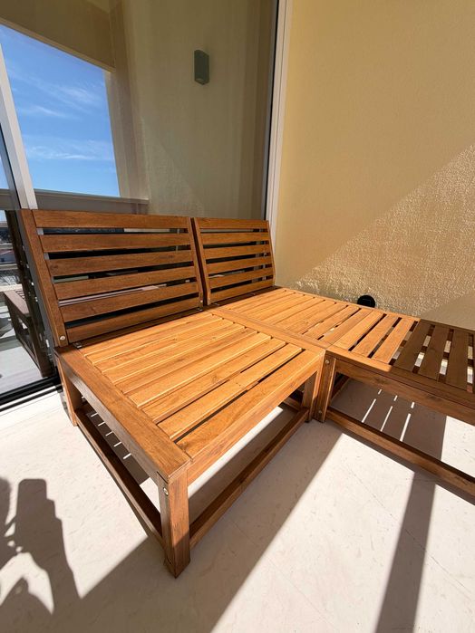 Sofá modular 2 lugares Ikea Nammaro e almofadas