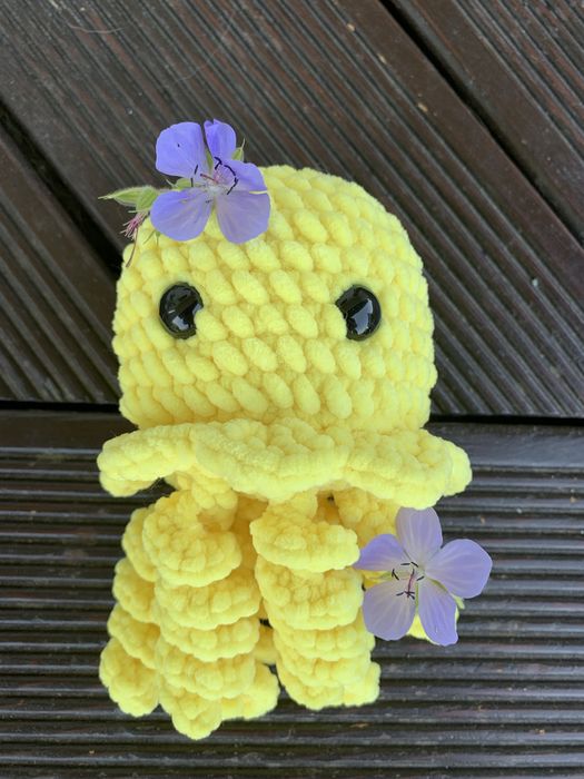 Amigurumi MEDUZA handmade maskotka/zabawka