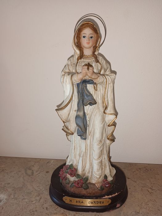 Imagens religiosas em marfiniti, 25cm