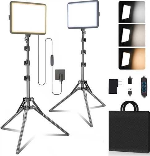 Освітлення для фотостудії світлодіодне на штативі для фотозйомки 1 шт