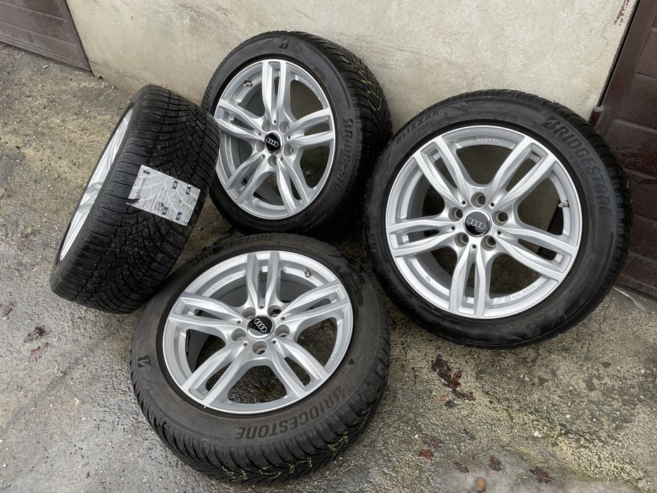 (161) Koła, Felgi 5x112 17” Germany, Audi, Bridgestone