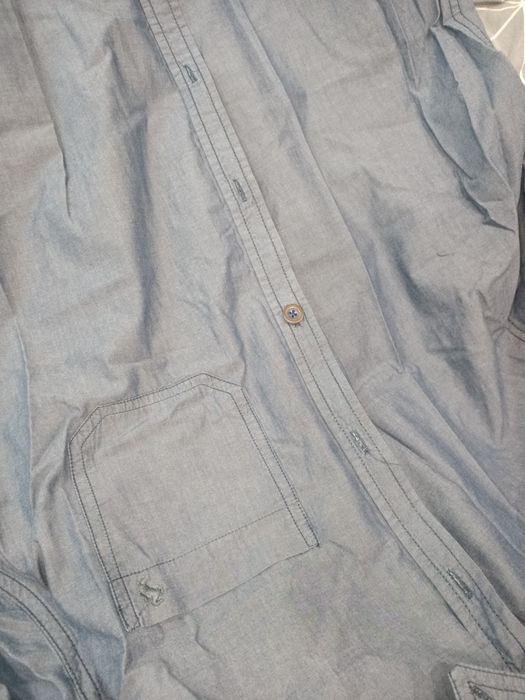 Koszula męska kolor jeans