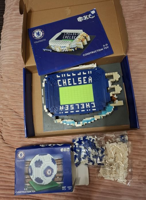 Конструктор 3D модель стадіону Челсі, М'ЯЧ В ПОДАРУНОК