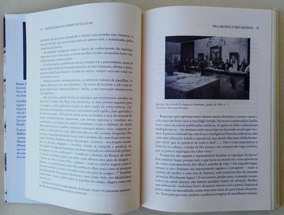 "Amor e Sexo no Tempo de Salazar" – Isabel Freire (Esgotado nas Livrarias)