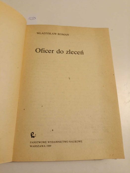 Oficer od zleceń - Władysław Roman